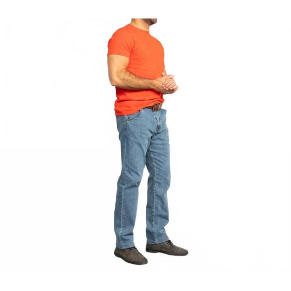 NEW DEARBORN DENIM boot cut jeans in light wash